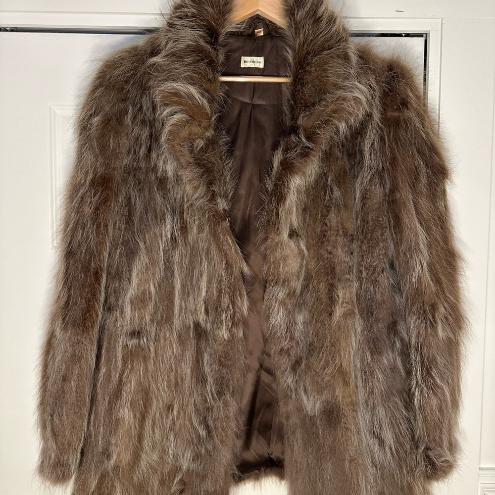 Vintage Casual Fur Coat